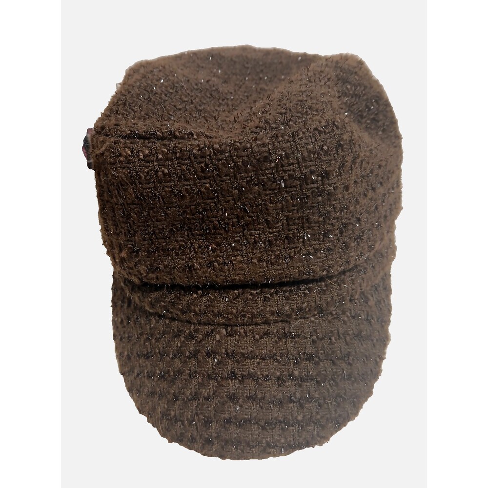 Women's Brown Newsboy Cap Hat One Size - "Made by Me" Nordstrom Brand